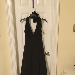 Black Halter NYCO Eva Mendes Dress